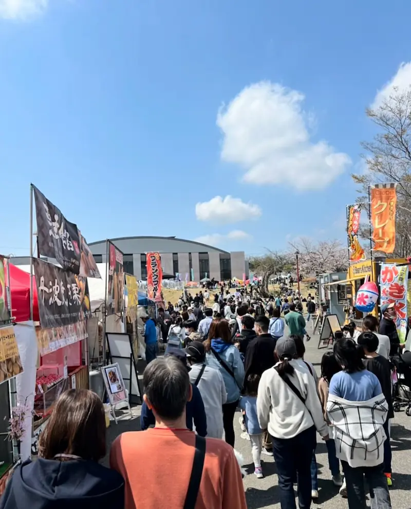 摂州川西縁日 過去写真露店の様子