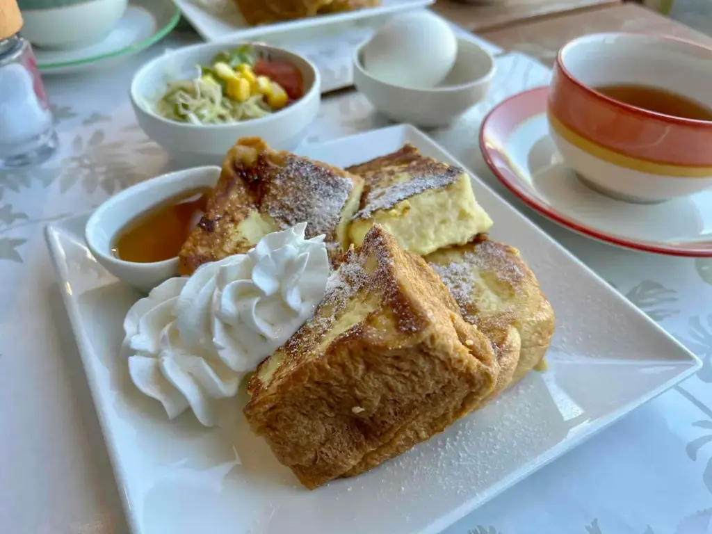 キベキッチン フレンチトーストのモーニングセット