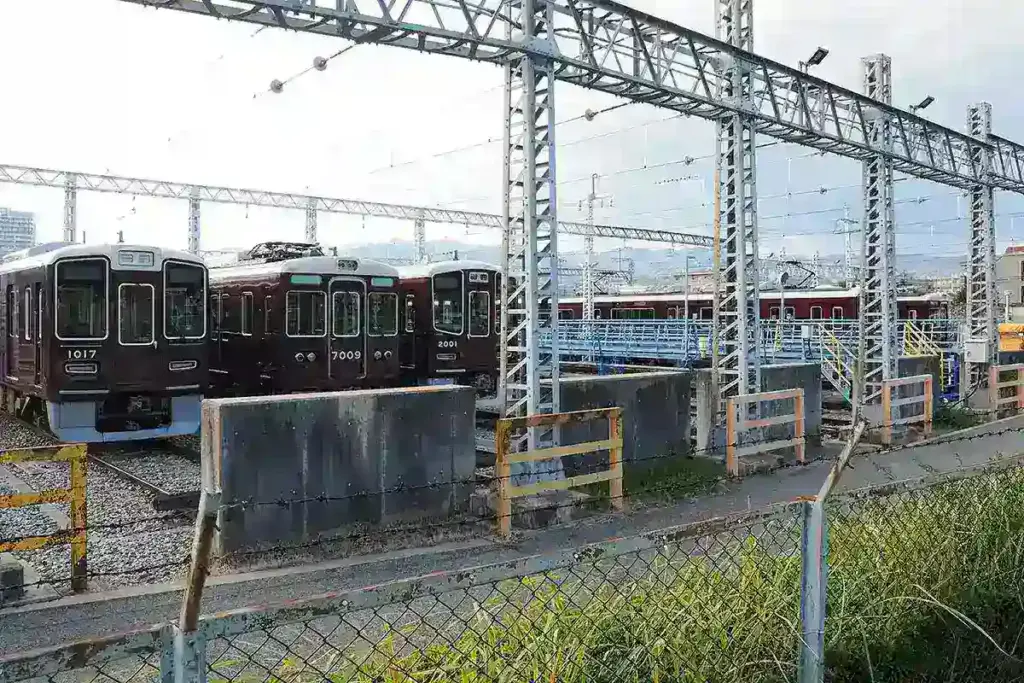 写真で見る関西のいま、むかし　第2回　西宮北口駅　西宮車庫