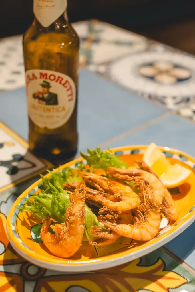 pizzeriaHiro川海老フライ