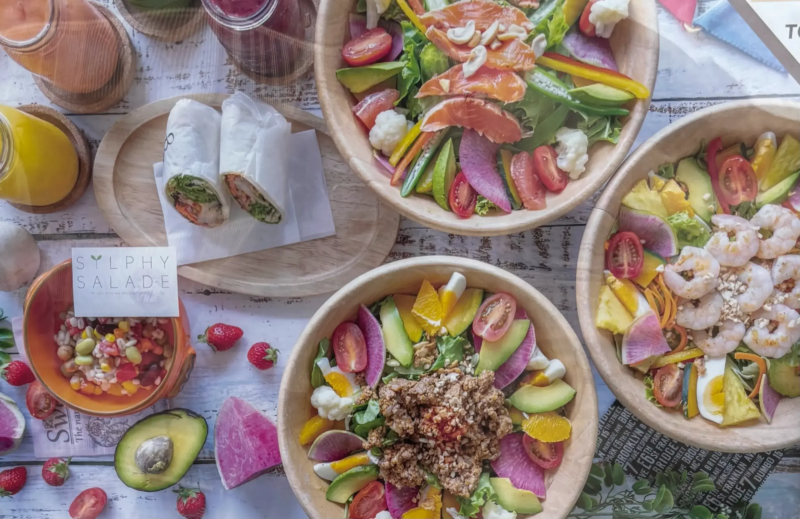 箕面小野原西｜彩り豊かなサラダ専門店｜1日に必要な栄養素とエネルギーが補える、その名も「パワーサラダ」