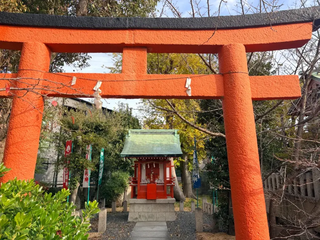 大島稲荷神社の鳥居