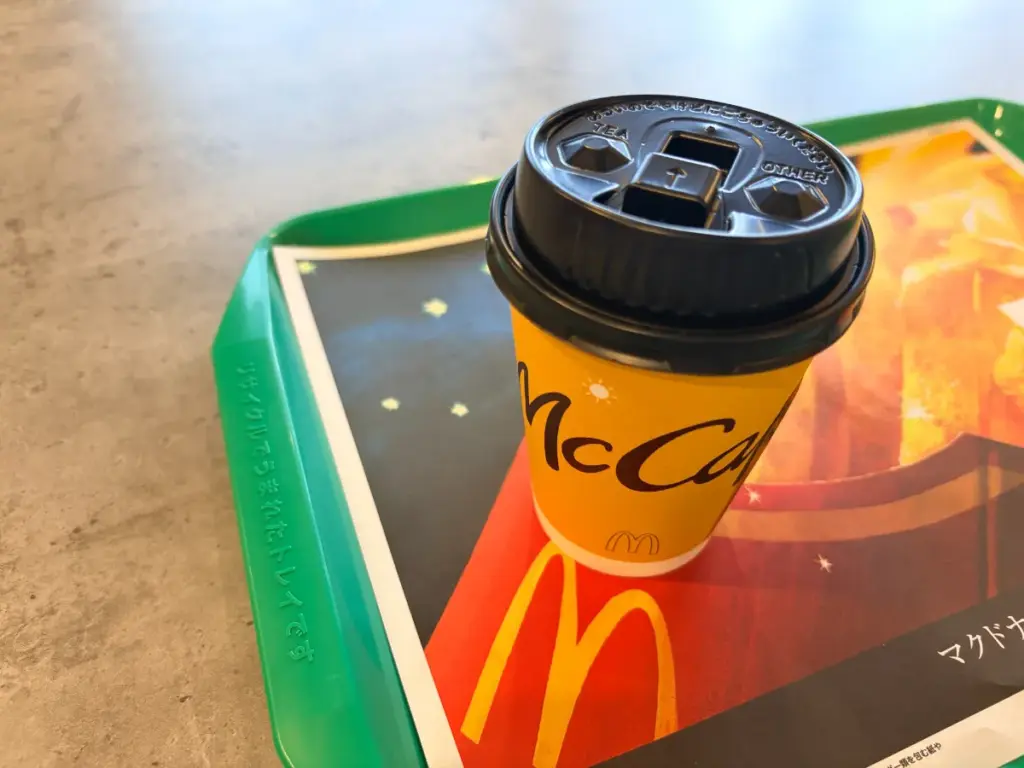 マクドナルドのカフェラテ