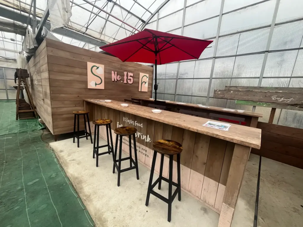 Strawberry Farm No.15の休憩スポット