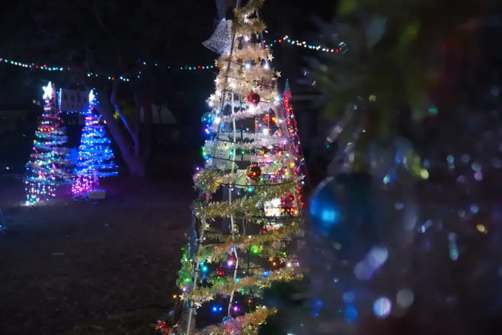 大和夢ナリエのクリスマスツリー