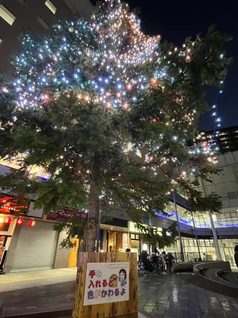 バンビオイルミネーション2025 ツリー