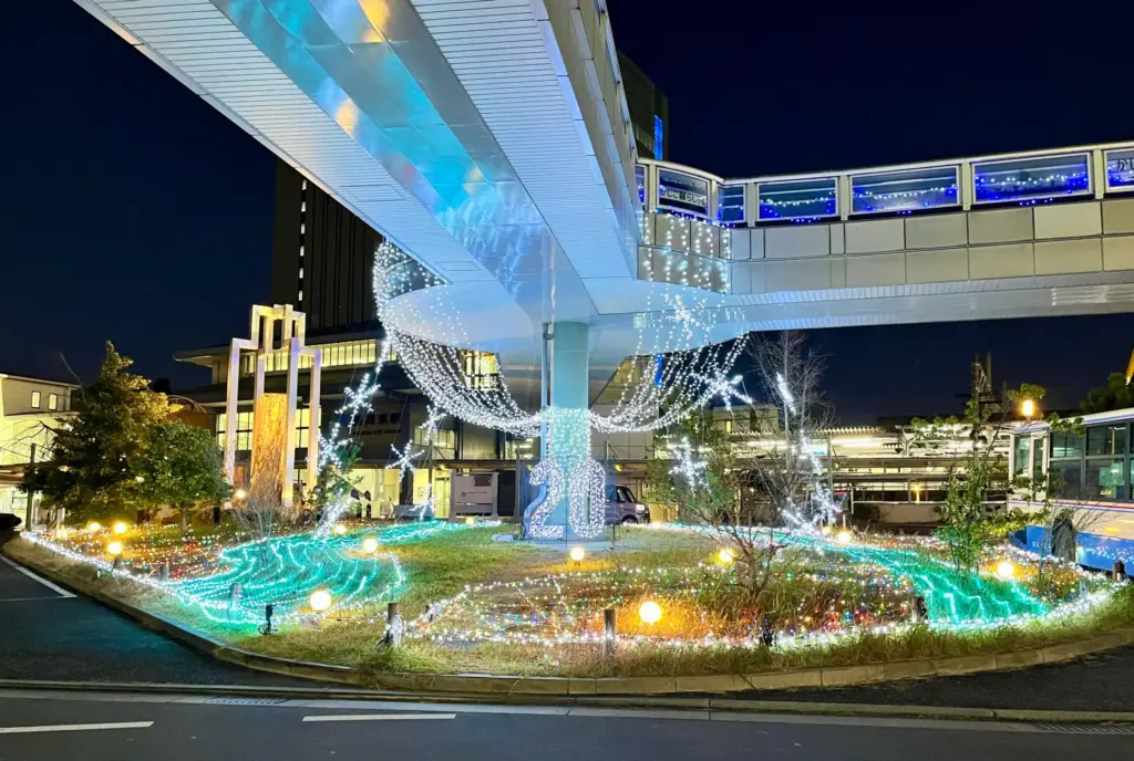 バンビオイルミネーション2025 西口