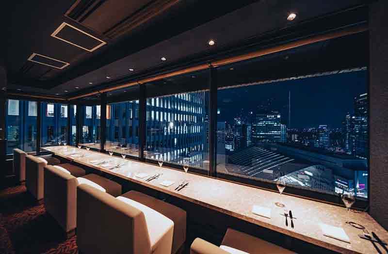 ベッラダイニングカフェからの夜景