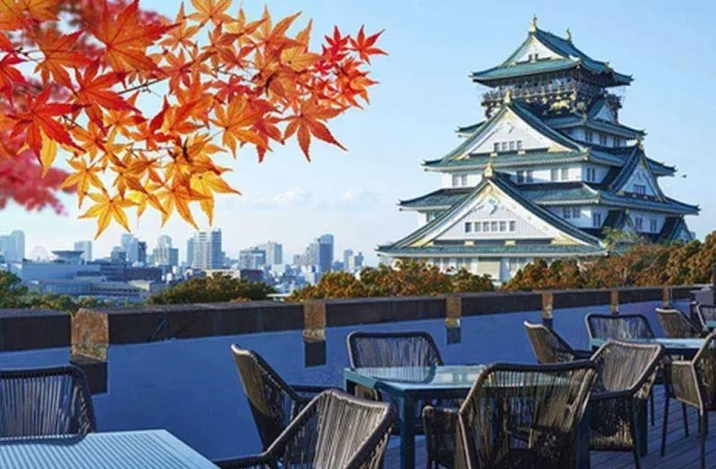 crossfieldからの大阪城の眺め