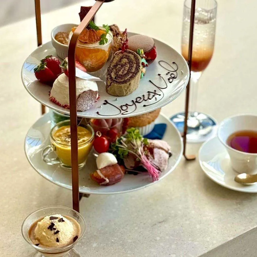 eclat de paix chocolatのアフタヌーンティー