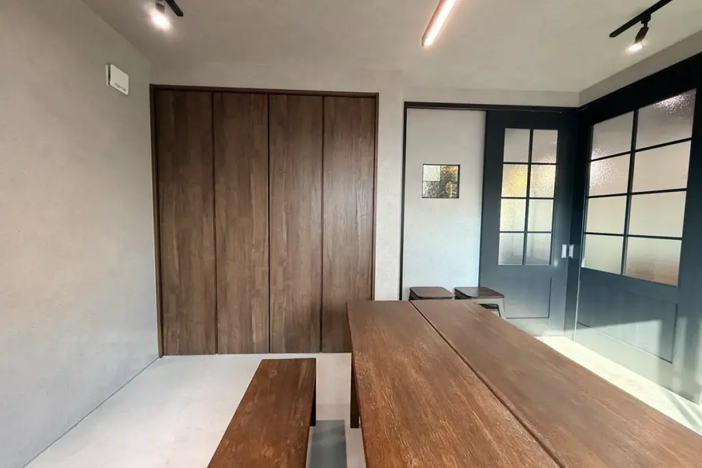 「eureka」の個室になるスペース