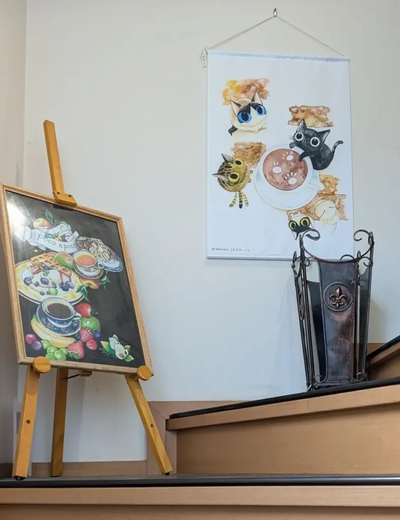 池田市カフェバール階段