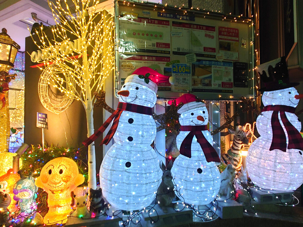 ONLYONE　イルミネーション スノーマン