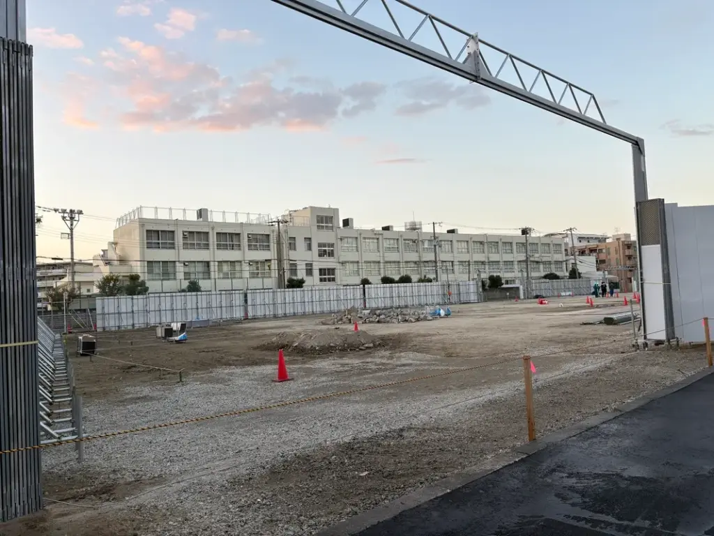 医誠会病院跡地更地の様子