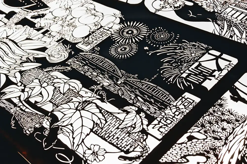 切り絵ミュージアム「七十二候」01