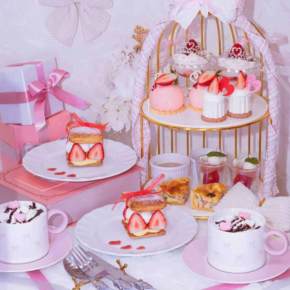 カフェルミナスのハートプリンセスアフタヌーンティー