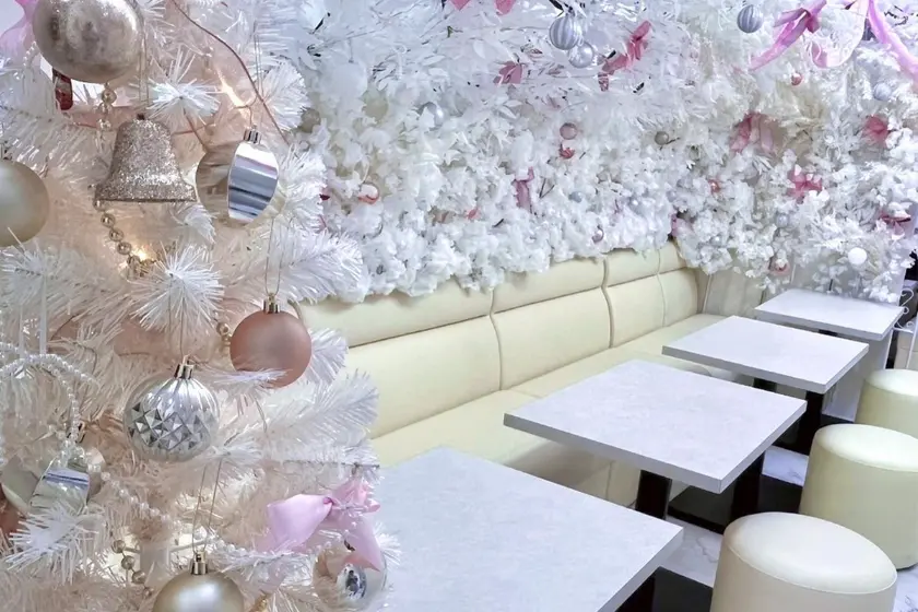 カフェルミナス内観(雪バージョン)