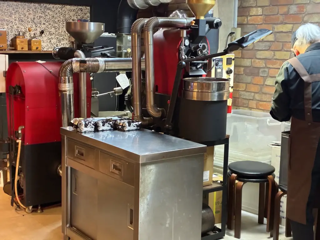 コーヒー焙煎MOUNTAIN、焙煎機