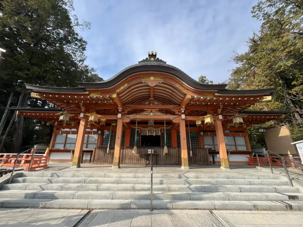 長岡天満宮　初詣 本殿