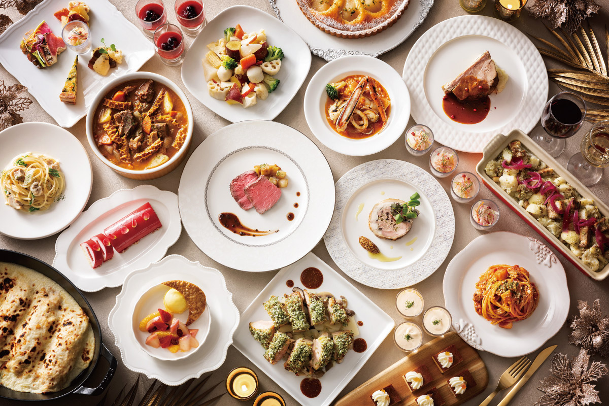 【宝塚ホテル】ビュッフェ＆カフェレストラン「アンサンブル」ランチ・ディナービュッフェペアお食事券