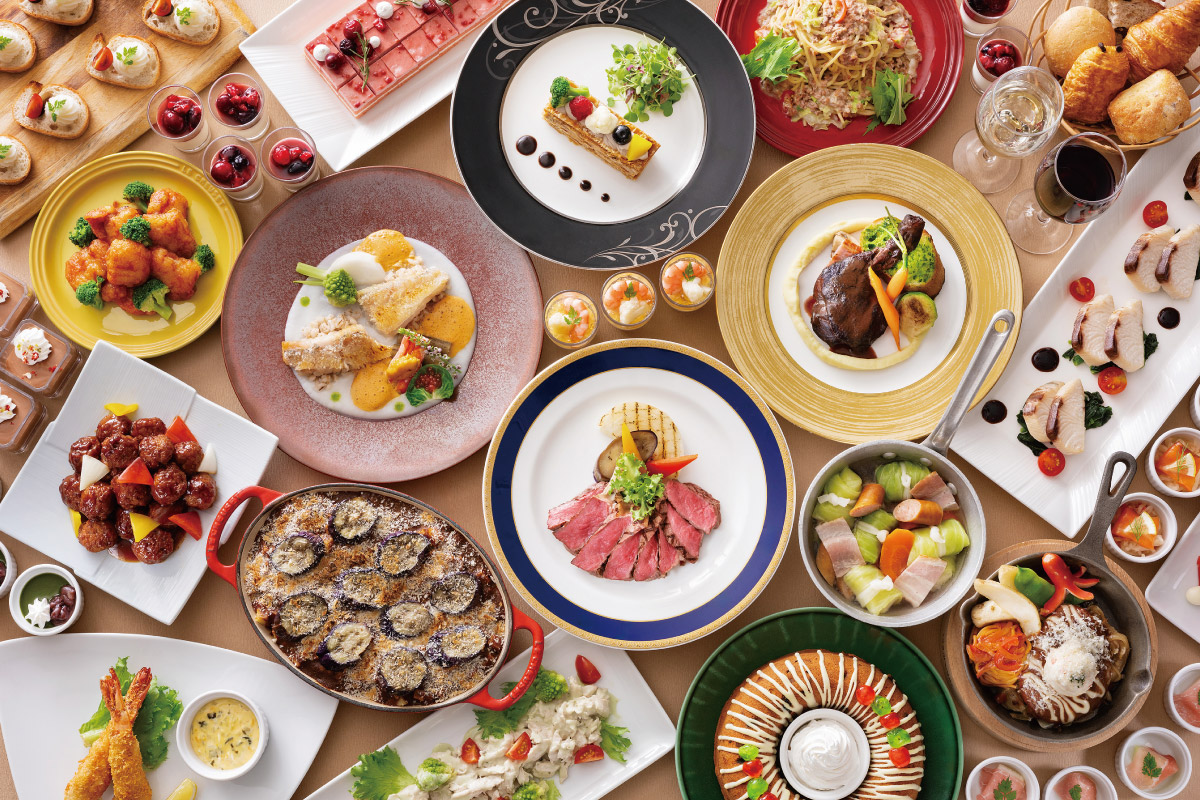 【京都新阪急ホテル】レストラン「ブールヴァール」ハーフビュッフェペアお食事券