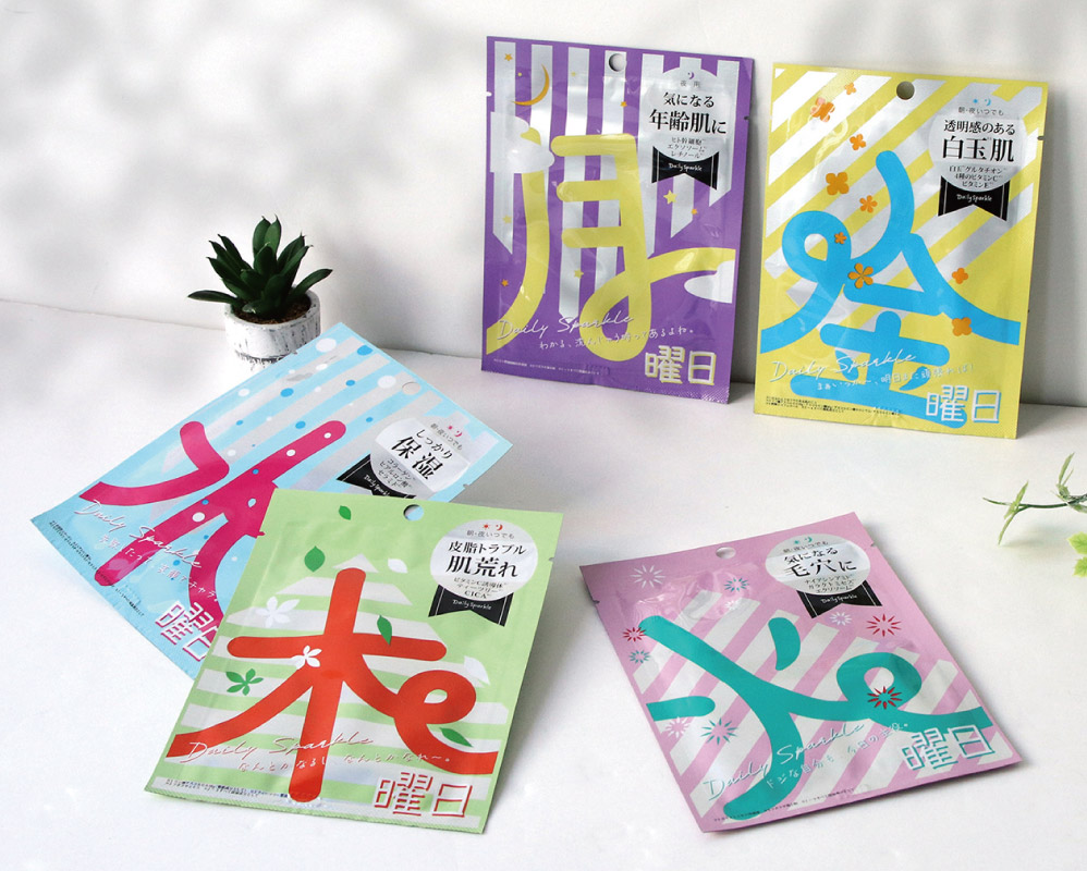 【ティ・エヌ・ノムラ】Daily Sparkle 曜日シートマスク5日分詰め合わせ