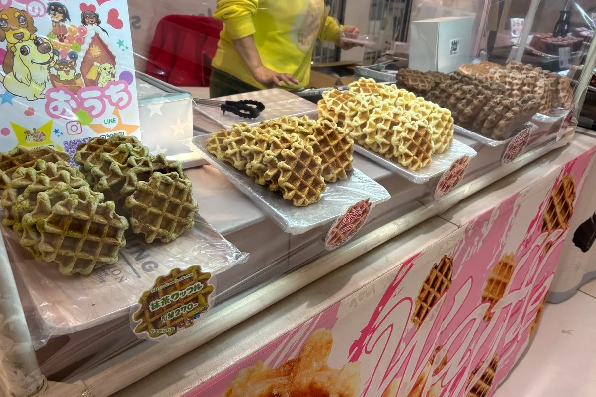 東淀川区のかみしんプラザで「おまめのおうち」がカヌレとワッフルを販売中
