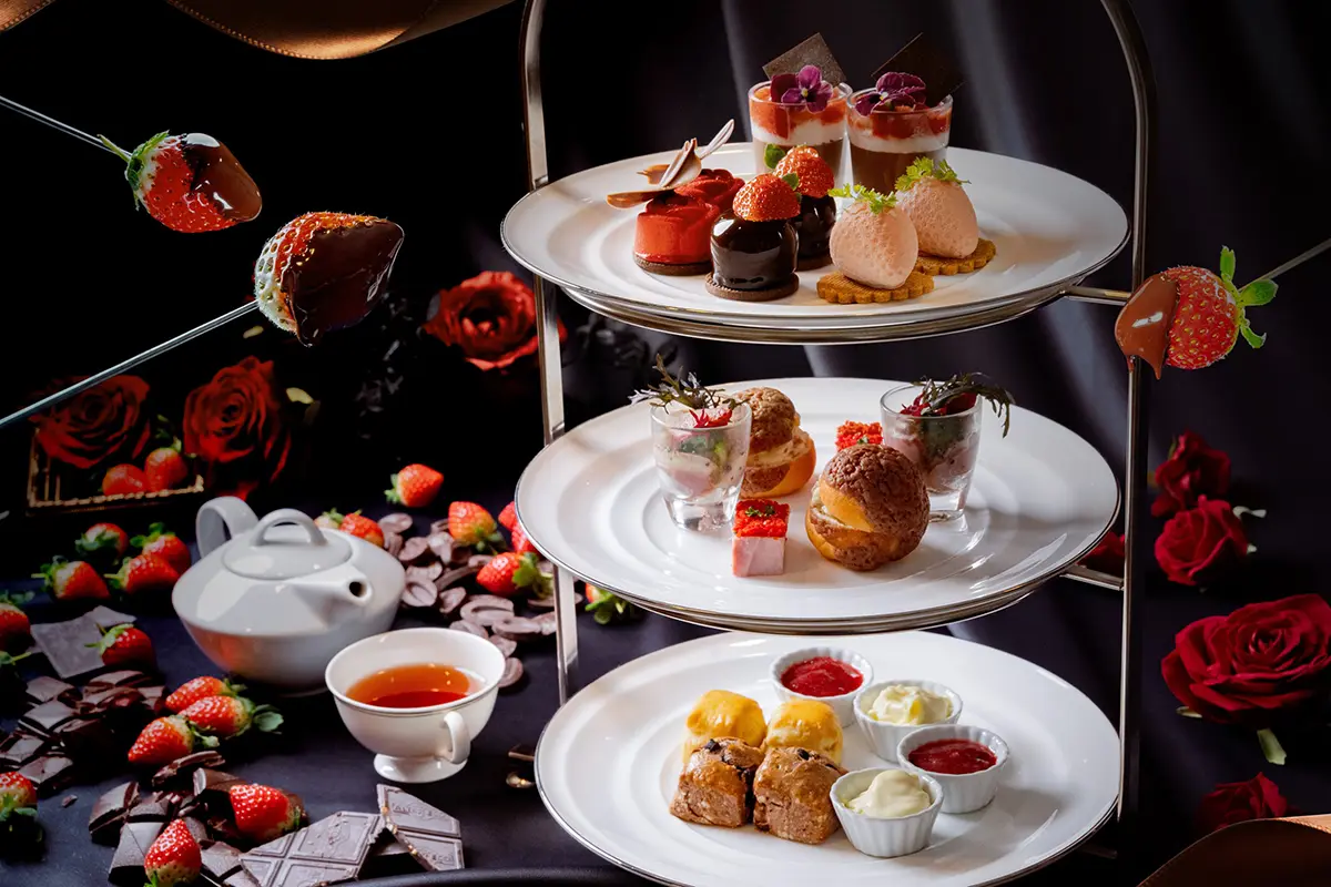 いちご×チョコレートのアフタヌーンティー「Melty Chocolat」がグランドプリンスホテル大阪ベイで2026年1月から土曜・休日限定開催！