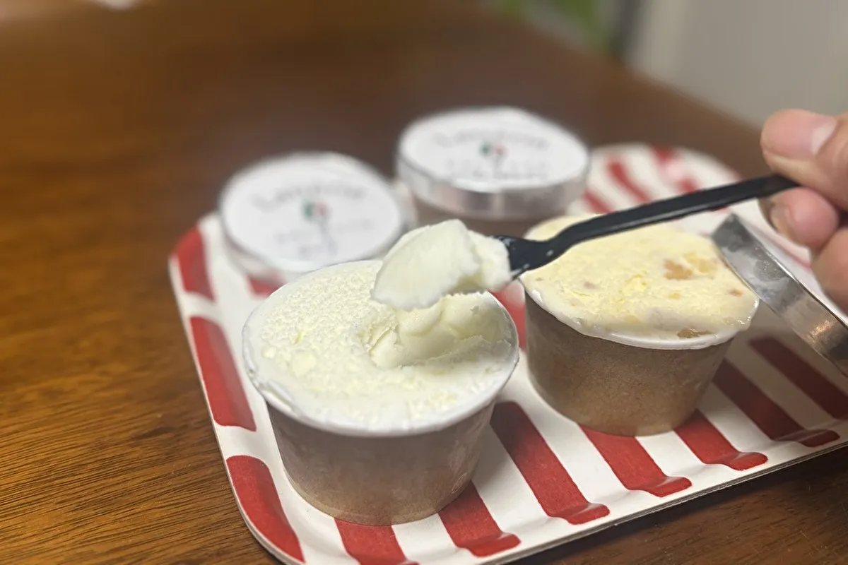 岡本にオープンしたジェラートショップ「Lattéria」は、珍しいフレーバーもあって楽しい！