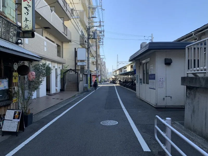 ろっこうおーがにっく市　会場までの道