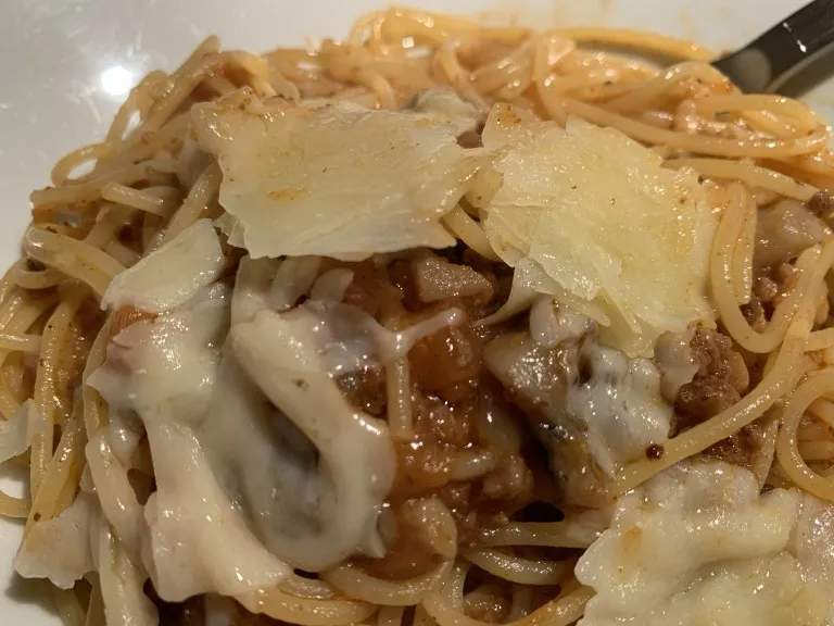 RYURYU六甲　パスタのチーズ