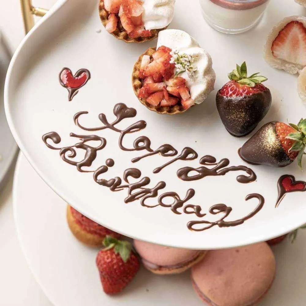 スーホルムカフェアンドダイニングのメッセージプレート付きプラン