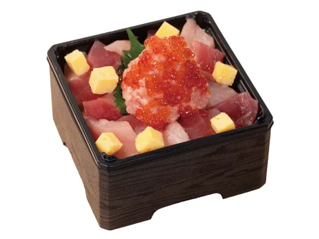 すし松 江坂店 盛り丼!まぐろビントロちらし