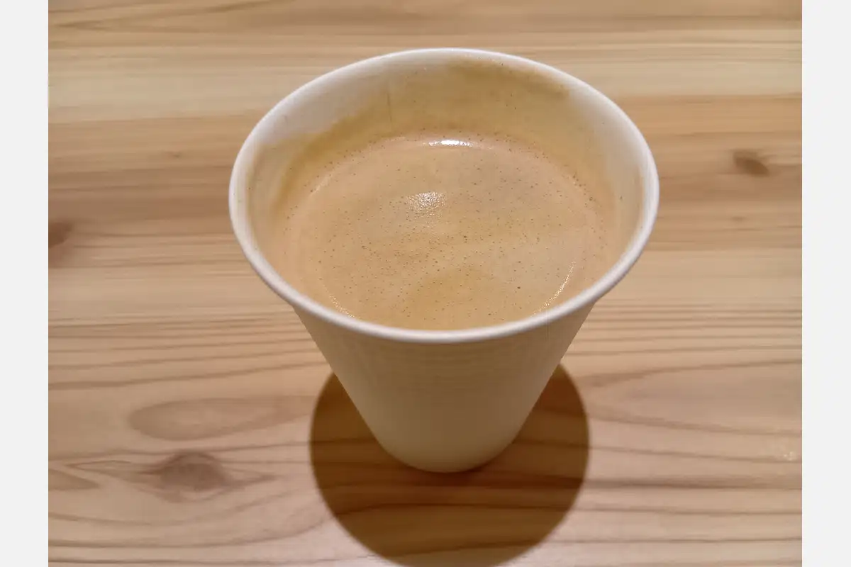 コーヒーを上から撮ったもの