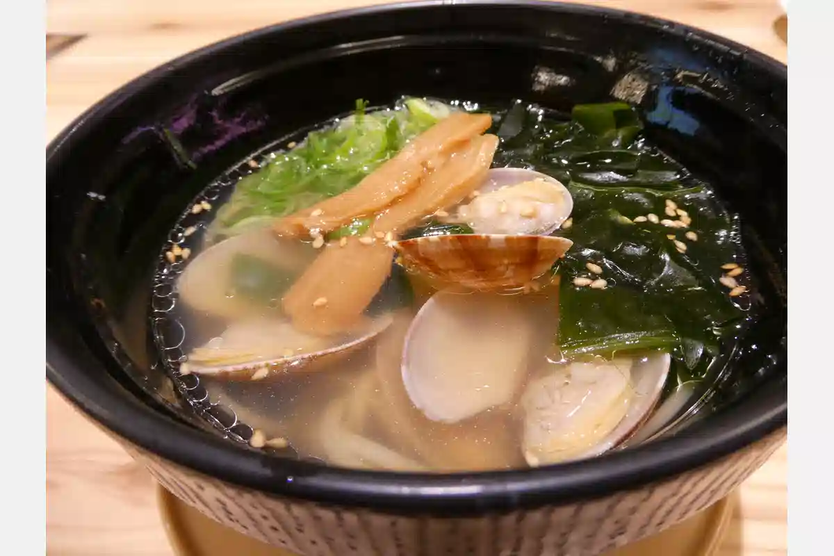 「スシロー 貝塩ラーメン」の写真