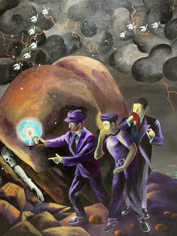 横尾忠則現代美術館 アニメ調作品