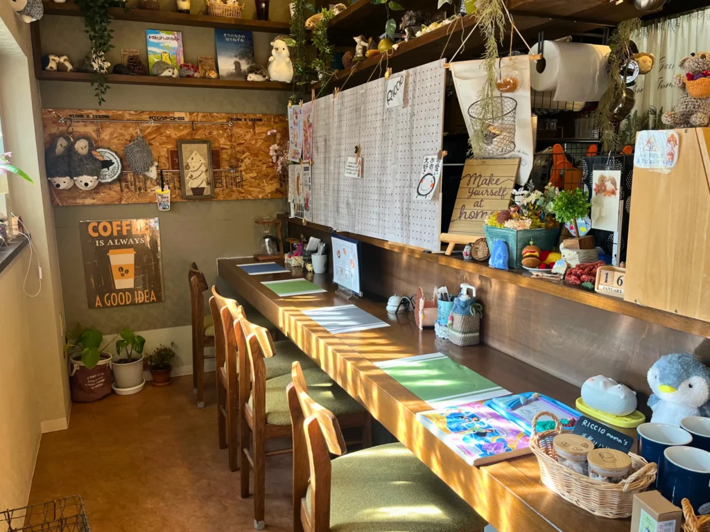 RICCIO茨木店の店内カウンター