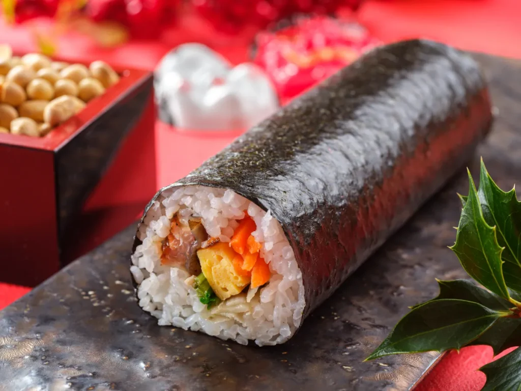 「都ホテル 尼崎」の恵方巻。うなぎ入り。