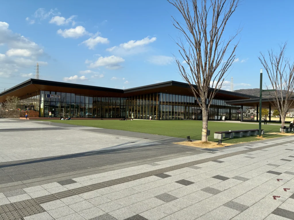 ミニアジ体験＆グループレッスン、会場がある安満遺跡公園