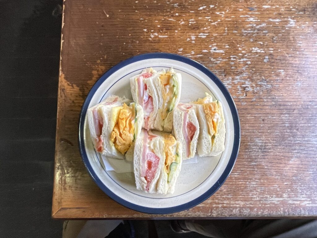 ハヤシコーヒーショップ サンドイッチ