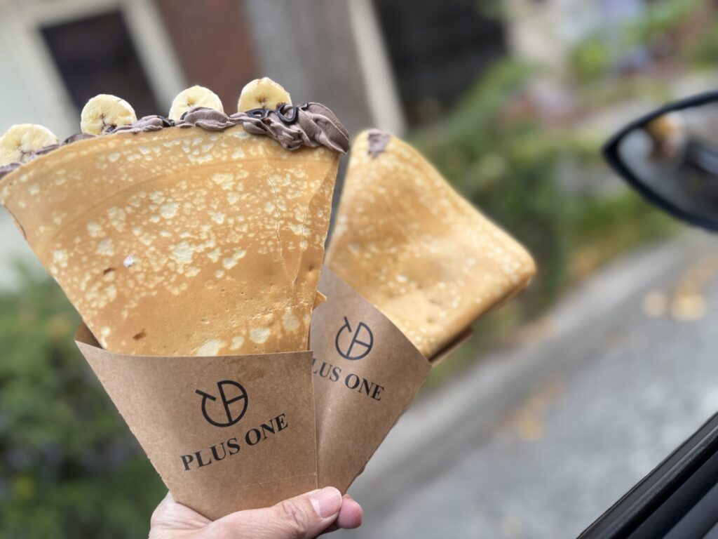 年末に食べたプラスワンのクレープ