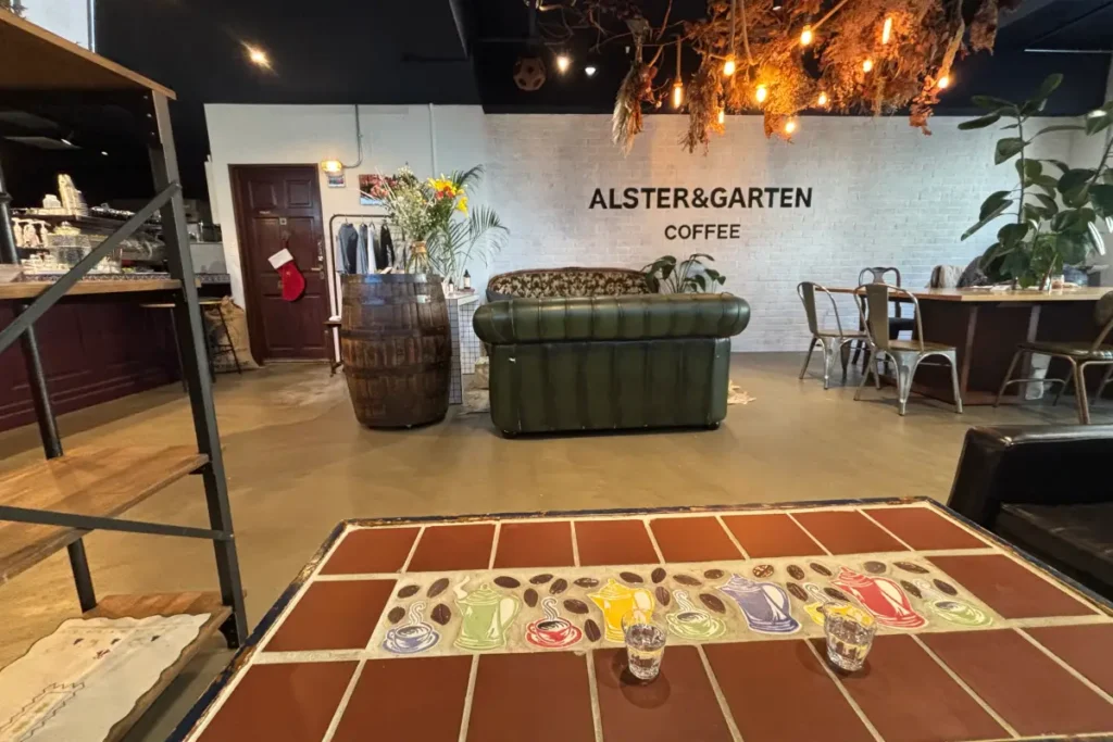 「Alster&Garten 」店内