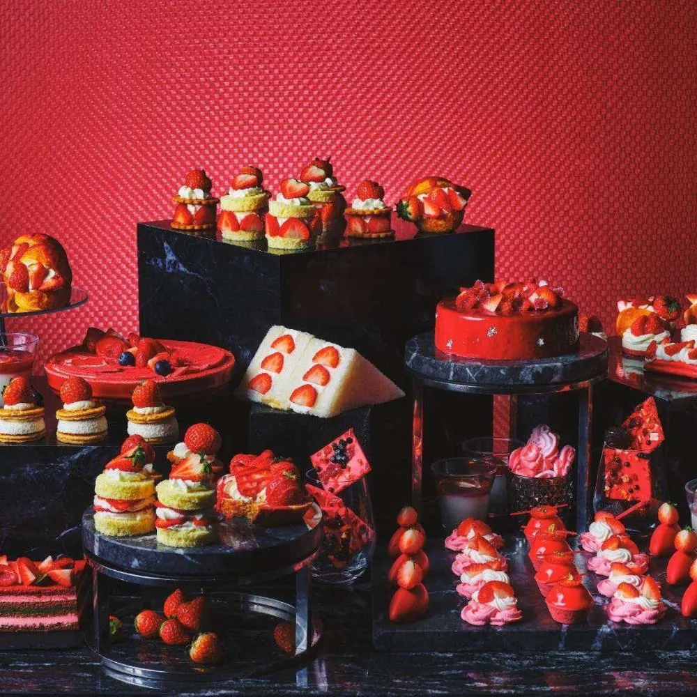 atmos dining ストロベリービュッフェ