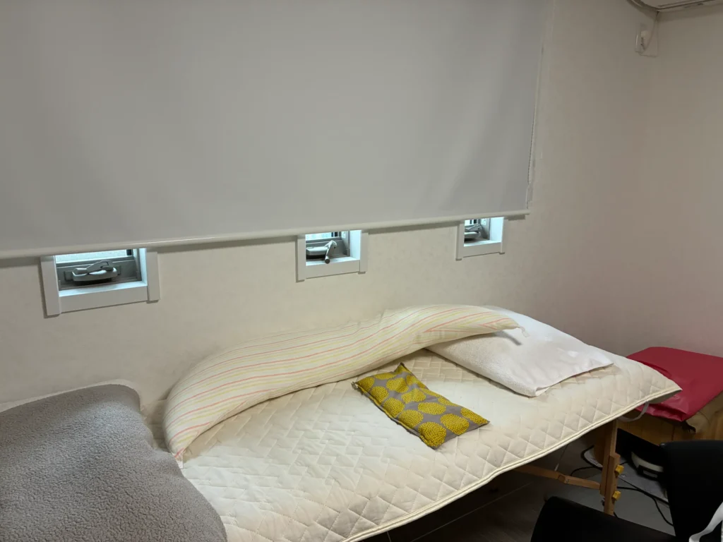 彩(あや)助産院、ベッド