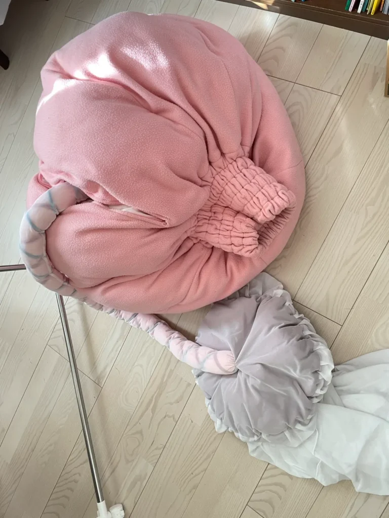 彩(あや)助産院、至急の模型、布製、