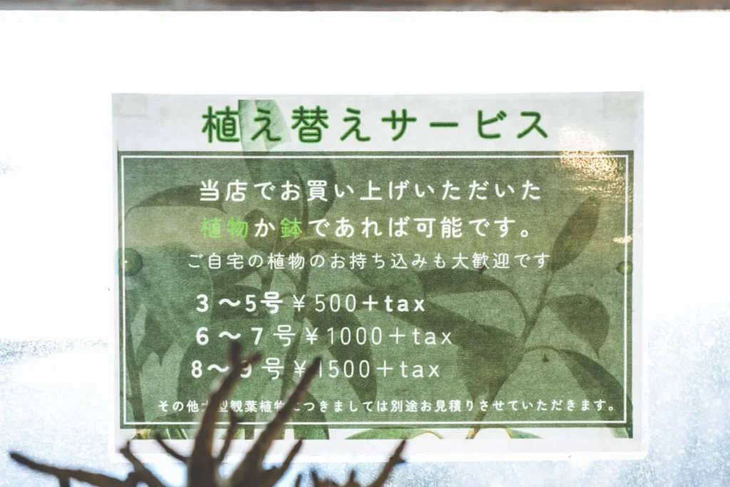 base plants 植替えサービス