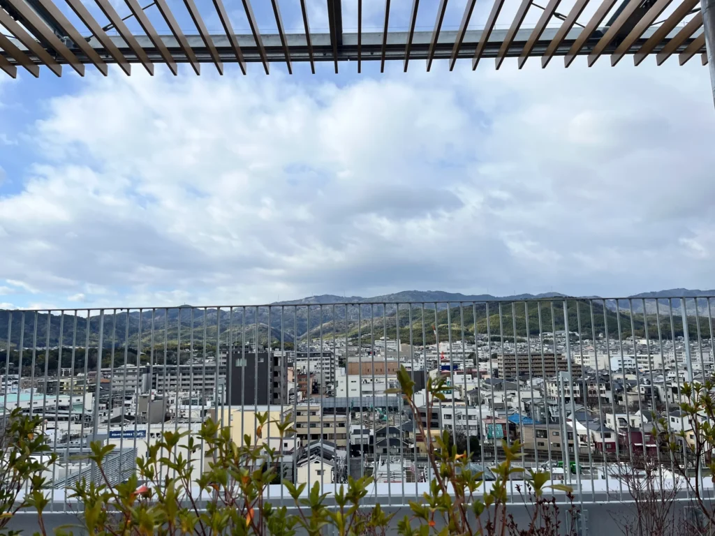 長岡京市役所 景色