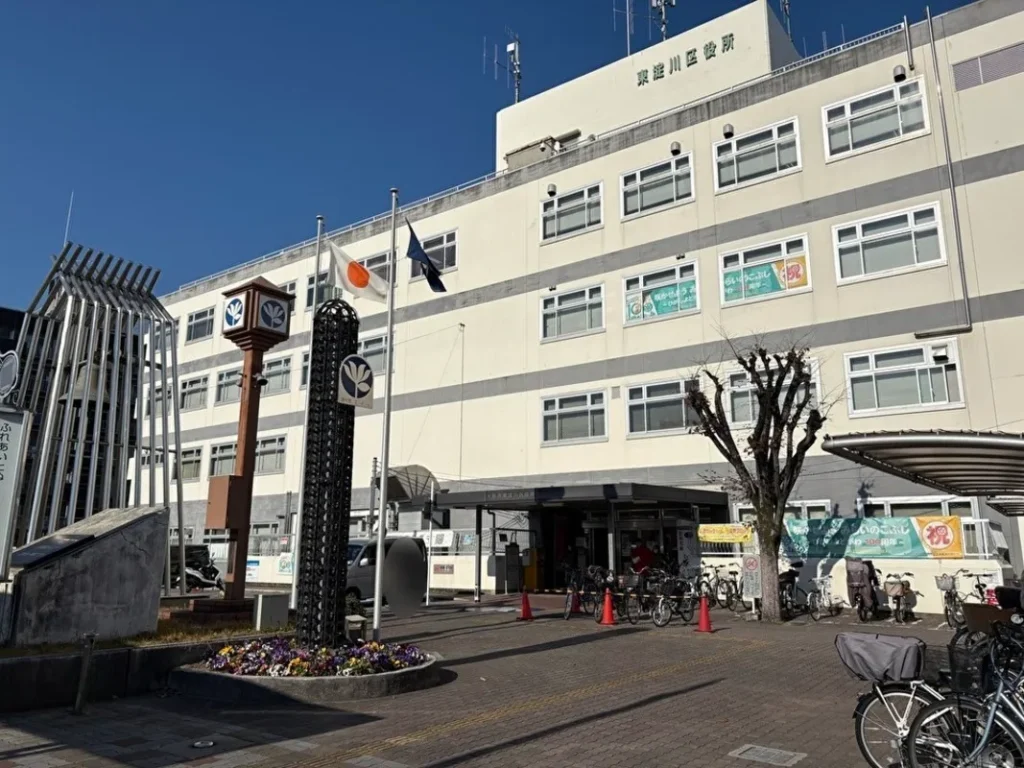 東淀川区ふれあいコンサートの会場の淀川区役所外観