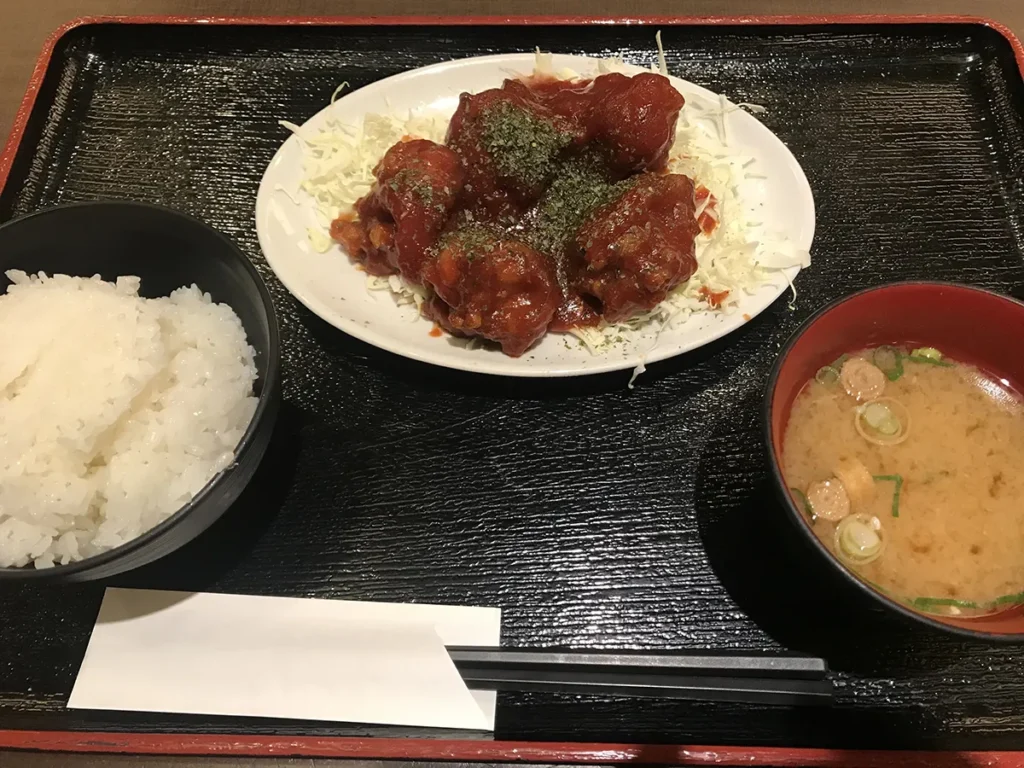 北海道キタ酒場 鶏ステーキチャップ定食