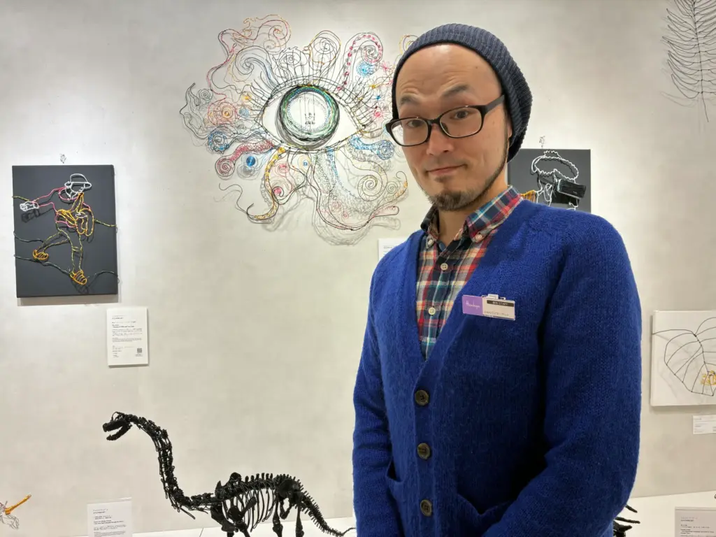 じゅんワイヤーアート、作家さんの写真
